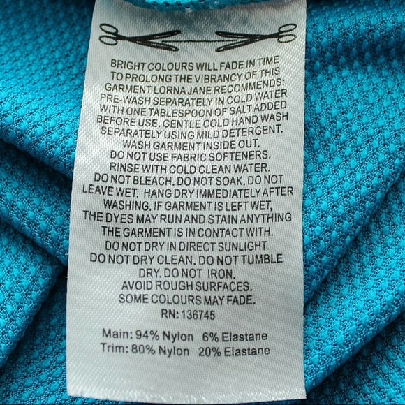 Women’s Lorna Jane Extraordinary Active Tank, Size Medium, Blue, Racer Back - Picture 10 of 11